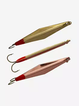 Блесна для рыбалки ECOPRO Joker, 70мм, 11г, G/C, Двойной, вертикальная, Золотой