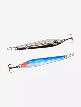 Блесна для рыбалки ECOPRO Killer-S, 45мм, 2,5г, BIB, ветрикальная, на судака, щуку, окуня., Голубой