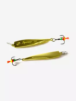 Блесна для рыбалки ECOPRO Legenda, 55мм, 6г, G, вертикальная, Золотой