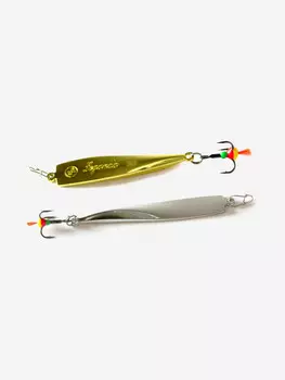 Блесна для рыбалки ECOPRO Legenda, 55мм, 6г,S/G, вертикальная, Серебряный