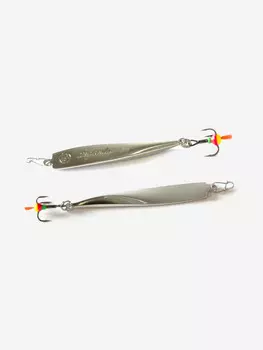 Блесна для рыбалки ECOPRO Legenda, 80мм, 12г, S, вертикальная, Серебряный