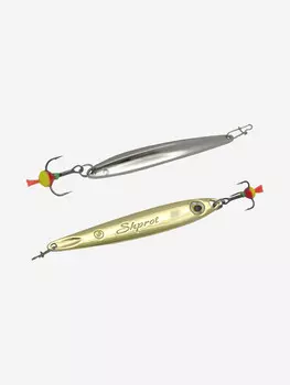 Блесна для рыбалки ECOPRO Shprot 80мм 15г,S/G, вертикальная, Серебряный