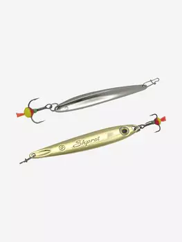 Блесна для рыбалки ECOPRO Shprot -S, 40мм, 2,5г, S/G, вертикальная, Мультицвет