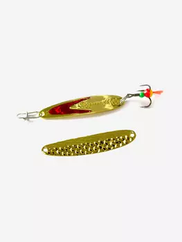 Блесна для рыбалки ECOPRO Судачья красный флекс,60мм, 10г,Gb/GRF зимняя на судака, щуку, окуня, вертикальная, Красный