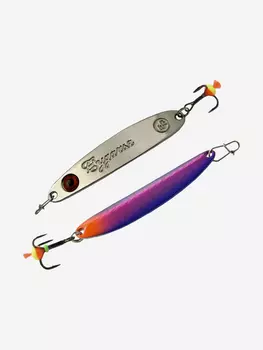 Блесна для рыбалки ECOPRO Судачья с глазом, 50мм, 6г, PPH зимняя на судака, щуку, окуня, вертикальная, Фиолетовый