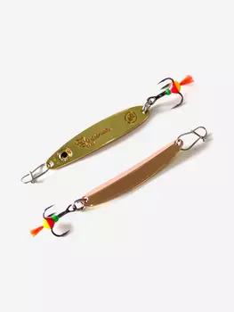 Блесна для рыбалки ECOPRO Судачья с глазом, 70мм, 15г,G/C зимняя на судака, щуку, окуня, вертикальная, Золотой