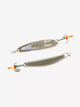 Блесна для рыбалки ECOPRO Судачья серебряный флекс, 70мм, 15г, SSF зимняя на судака, щуку, окуня, вертикальная, Серебряный