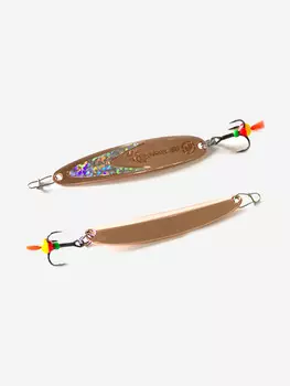 Блесна для рыбалки ECOPRO Судачья серебряный флекс, 70мм, 15г, CSF зимняя на судака, щуку, окуня, вертикальная, Серебряный