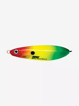 Блесна для рыбалки колеблющаяся RAPALA Rattlin' Minnow Spoon, 8см, 16гр /RYGR (незацепляйка), Мультицвет