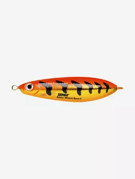 Блесна для рыбалки колеблющаяся RAPALA Rattlin' Minnow Spoon, 8см, 16гр /GFRT (незацепляйка), Оранжевый