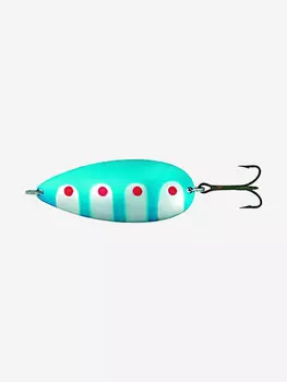 Блесна для рыбалки Kuusamo Hauki 80/22 BLU/R-S (колеблющаяся), Голубой