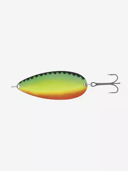 Блесна для рыбалки Kuusamo Hauki 80/22 BL/GR/Fye/FR-S (колеблющаяся), Зеленый