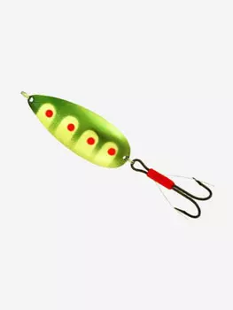 Блесна для рыбалки Kuusamo Hauki 80/22 незацепляйка, GR/R-B (колеблющаяся), Зеленый