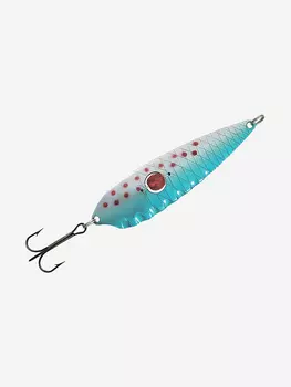 Блесна для рыбалки Kuusamo Kruunu 85/19 (бусинка) BLU/S/R-S (колеблющаяся), Голубой