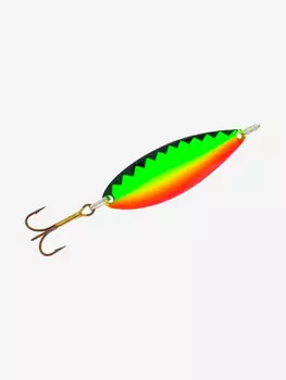 Блесна для рыбалки Kuusamo Latka 55/14 BL/GR/FYe/FR-S (колеблющаяся), Зеленый
