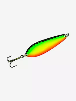 Блесна для рыбалки Kuusamo Latka 70/14 BL/GR/FYe/FR-S (колеблющаяся), Зеленый