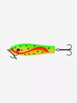 Блесна для рыбалки Kuusamo Professor 2, 90/18 с камнем, BL/FR/GR/Fye-C (колеблющаяся), Зеленый