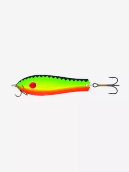 Блесна для рыбалки Kuusamo Professor 2, 90/13 с камнем, BL/GR/FYe/FR-S (колеблющаяся), Зеленый
