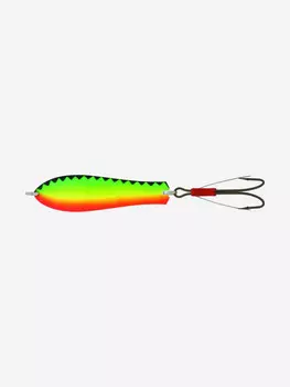 Блесна для рыбалки Kuusamo Professor 3, 75/12 незацепляйка, BL/GR/FYe/FR-S (колеблющаяся), Зеленый