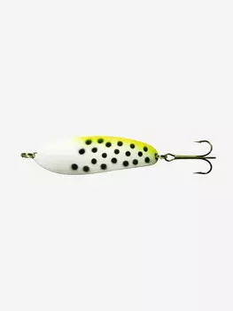 Блесна для рыбалки Kuusamo Taimen 75/25 W/Ye/BL-S (колеблющаяся), Серый