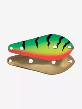 Блесна для рыбалки LureMax Atom 60мм, 10г, (колеблющаяся), Зеленый