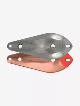 Блесна для рыбалки LureMax Atom 65мм., 16 г., (колеблющаяся), Серебряный