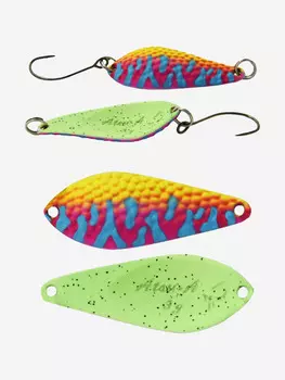 Блесна для рыбалки LureMax Atom-A, 32мм., 3 г., (колеблющаяся), Зеленый