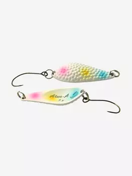 Блесна для рыбалки LureMax Atom-A, 32мм., 3 г., (колеблющаяся), Белый