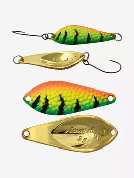 Блесна для рыбалки LureMax Atom-A, 32мм., 3 г., (колеблющаяся), Золотой