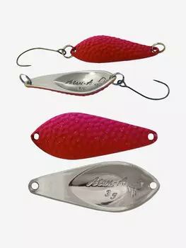 Блесна для рыбалки LureMax Atom-A, 32мм., 3 г., (колеблющаяся), Серебряный