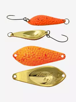 Блесна для рыбалки LureMax Atom-A, 32мм., 3 г., (колеблющаяся), Золотой