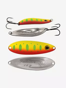 Блесна для рыбалки LureMax Dafna, 30мм, 3г., (колеблющаяся), Серебряный