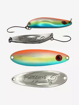 Блесна для рыбалки LureMax Plankton-S, 40 мм, 5г., (колеблющаяся), Серебряный