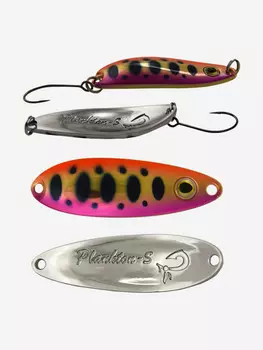 Блесна для рыбалки LureMax Plankton-S, 40 мм, 5г., (колеблющаяся), Серебряный