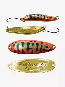 Блесна для рыбалки LureMax Plankton-S, 40 мм, 5г., (колеблющаяся), Золотой