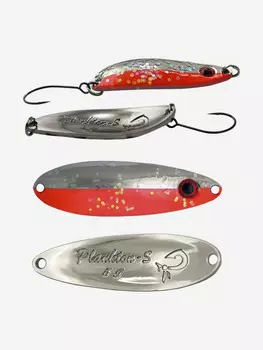 Блесна для рыбалки LureMax Plankton-S, 40 мм, 5г., (колеблющаяся), Серебряный