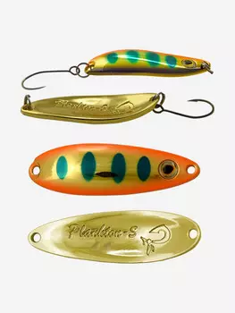 Блесна для рыбалки LureMax Plankton-S, 40 мм, 5г., (колеблющаяся), Золотой