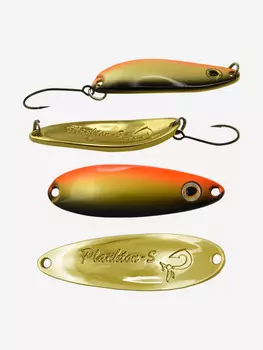 Блесна для рыбалки LureMax Plankton-S, 40 мм, 5г., (колеблющаяся), Золотой