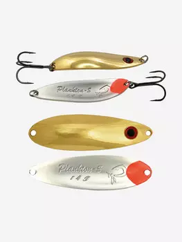 Блесна для рыбалки LureMax Plankton-S, 68 мм., 14 г., (колеблющаяся), Золотой