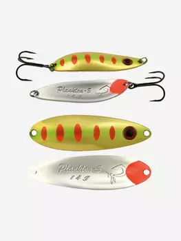 Блесна для рыбалки LureMax Plankton-S, 68 мм., 14 г., (колеблющаяся), Серебряный