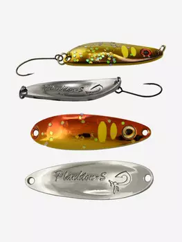 Блесна для рыбалки LureMax Plankton-S, 68 мм., 14 г., (колеблющаяся), Серебряный