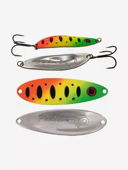 Блесна для рыбалки LureMax Plankton-S, 68 мм., 14 г., (колеблющаяся), Серебряный