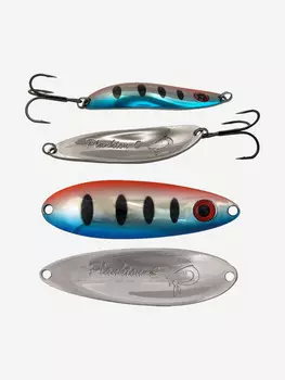 Блесна для рыбалки LureMax Plankton-S, 68 мм., 14 г., (колеблющаяся), Серебряный