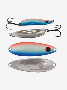 Блесна для рыбалки LureMax Plankton-S, 68 мм., 14 г., (колеблющаяся), Серебряный