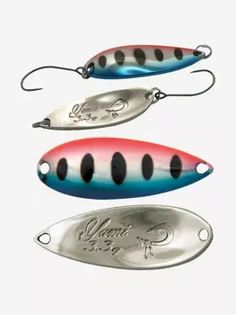 Блесна для рыбалки LureMax Yumi, 34мм., 3,3 г., (колеблющаяся), Серебряный