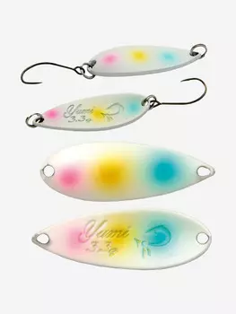 Блесна для рыбалки LureMax Yumi, 34мм., 3,3 г., (колеблющаяся), Белый