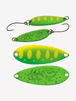 Блесна для рыбалки LureMax Yumi, 34мм., 3,3 г., (колеблющаяся), Зеленый