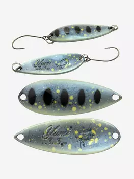 Блесна для рыбалки LureMax Yumi, 34мм., 3,3 г., (колеблющаяся), Голубой