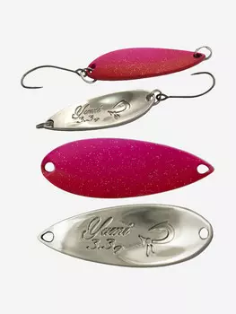 Блесна для рыбалки LureMax Yumi, 34мм., 3,3 г., (колеблющаяся), Серебряный