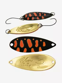 Блесна для рыбалки LureMax Yumi, 34мм., 3,3 г., (колеблющаяся), Золотой